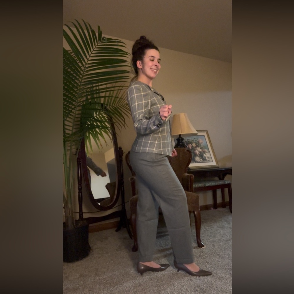 Vintage Plaid Blazer